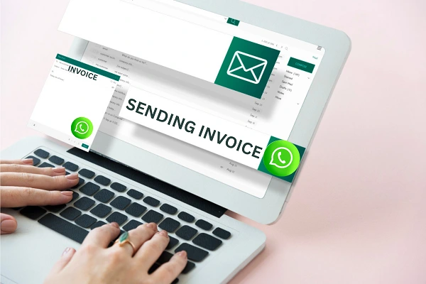 WhatsApp and Email Invoice Sending Software